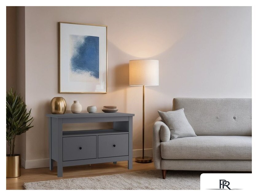 Тумба Mio Tesoro Сага 2.08.03.080.4 (серый) - Изображение №5 — Интернет-магазин ПроЗаказ