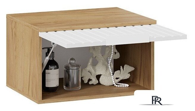 Шкаф распашной Трия Хилтон Исп.2.1 (дуб крафт золотой/белый матовый) - Изображение №3 — Интернет-магазин ПроЗаказ