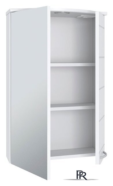  Runo Шкаф с зеркалом для ванной Кипарис 50 правый - Изображение №3 — Интернет-магазин ПроЗаказ