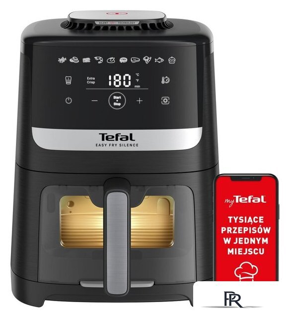 Аэрогриль (аэрофритюрница) Tefal Easy Fry Silence EY5568E0 - Изображение №1 — Интернет-магазин ПроЗаказ