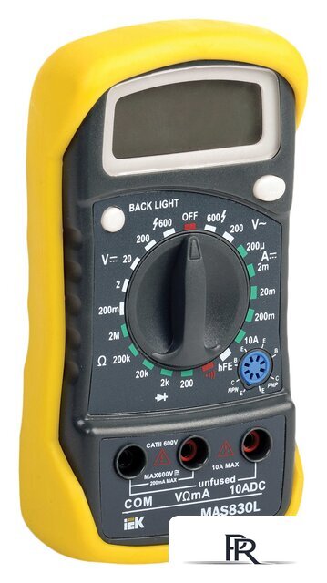 Мультиметр IEK Master MAS830L - Изображение №1 — Интернет-магазин ПроЗаказ