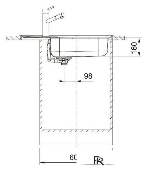 Кухонная мойка Franke Spark SKL 611-78/50 XL 101.0712.229 (нержавеющая сталь) - Изображение №3 — Интернет-магазин ПроЗаказ