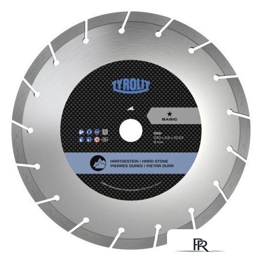 Отрезной диск алмазный  Tyrolit Basic DCH 230x2.6x22.23 34501472 - Изображение №1 — Интернет-магазин ПроЗаказ