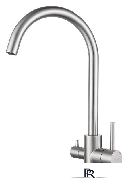 Смеситель GranFest QUARZ GF-Z5420 (нержавеющая сталь) - Изображение №1 — Интернет-магазин ПроЗаказ