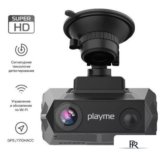 Видеорегистратор-радар детектор-GPS информатор (3в1) Playme HyperForce - Изображение №1 — Интернет-магазин ПроЗаказ