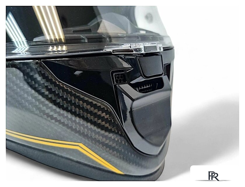 Мотошлем AIM RH365 365-012-M (M, Carbon Kaiqi Golden) - Изображение №8 — Интернет-магазин ПроЗаказ