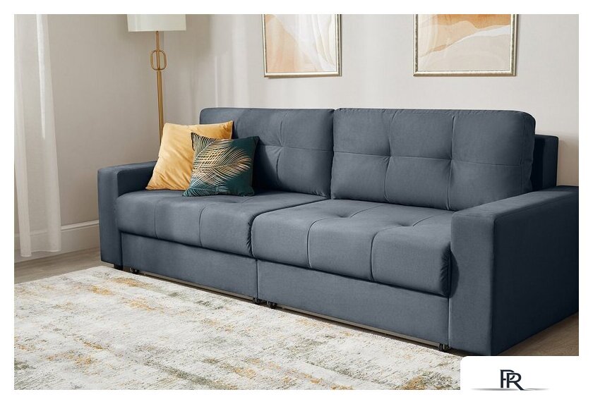 Диван Mio Tesoro Манчестер 292 1.5ек-1.5ек (968 серый) - Изображение №12 — Интернет-магазин ПроЗаказ