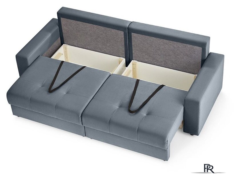 Диван Mio Tesoro Манчестер 292 1.5ек-1.5ек (968 серый) - Изображение №8 — Интернет-магазин ПроЗаказ