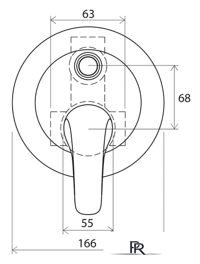 Смеситель без скрытого механизма Ravak Rosa-RS 061.00 [X070014] - Изображение №4 — Интернет-магазин ПроЗаказ