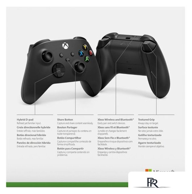 Геймпад Microsoft Xbox (черный) - Изображение №9 — Интернет-магазин ПроЗаказ