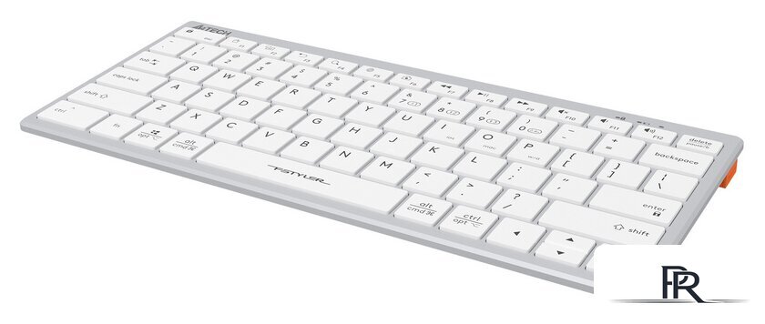 Клавиатура A4Tech Fstyler FBX51C (серебристый/белый) - Изображение №6 — Интернет-магазин ПроЗаказ