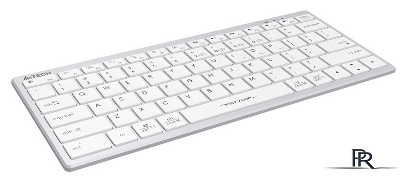 Клавиатура A4Tech Fstyler FBX51C (серебристый/белый) - Изображение №5 — Интернет-магазин ПроЗаказ