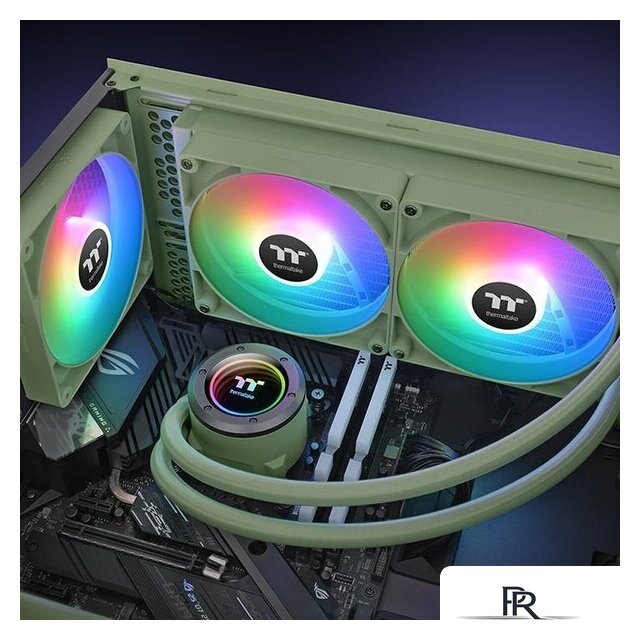 Система жидкостного охлаждения для процессора Thermaltake TH280 V2 ARGB CL-W375-PL14MG-A - Изображение №7 — Интернет-магазин ПроЗаказ