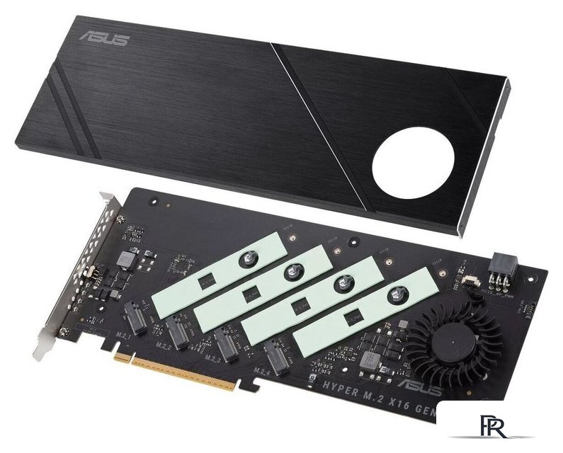 Адаптер для подключения M.2 накопителей ASUS Hyper M.2 x16 Gen5 - Изображение №1 — Интернет-магазин ПроЗаказ