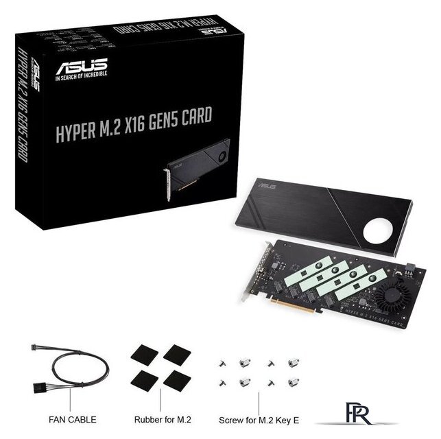 Адаптер для подключения M.2 накопителей ASUS Hyper M.2 x16 Gen5 - Изображение №6 — Интернет-магазин ПроЗаказ