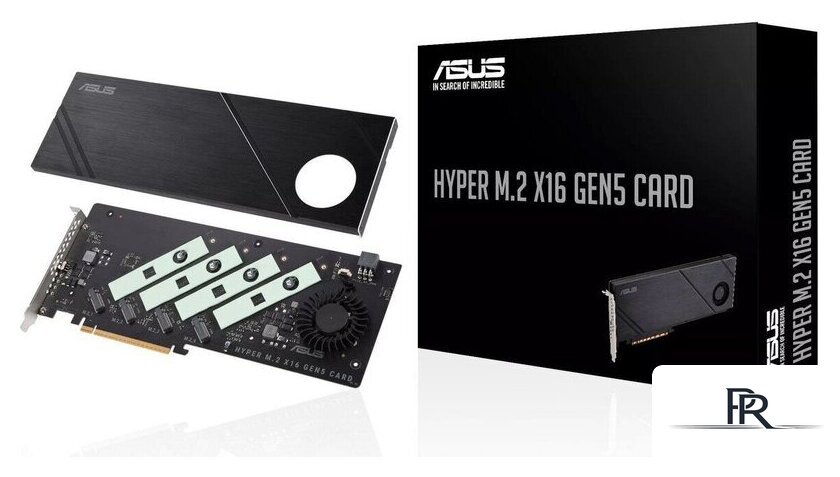 Адаптер для подключения M.2 накопителей ASUS Hyper M.2 x16 Gen5 - Изображение №5 — Интернет-магазин ПроЗаказ
