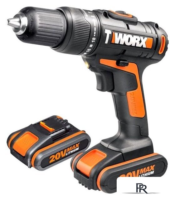 Ударная дрель-шуруповерт Worx WX371.1 (с 2-мя АКБ, кейс) - Изображение №1 — Интернет-магазин ПроЗаказ