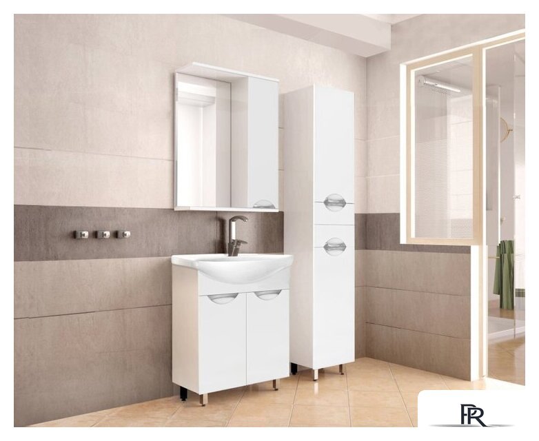  Style Line Шкаф-пенал Жасмин 36 2 ящика - Изображение №8 — Интернет-магазин ПроЗаказ