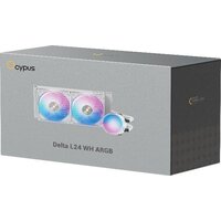 Система жидкостного охлаждения для процессора Ocypus Delta L24 WH ARGB - Превью изображения №7 — Интернет-магазин ПроЗаказ