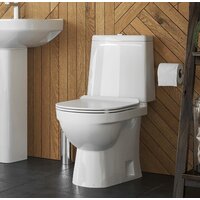 Унитаз напольный Sanita Luxe Next Slim WC.CC/Next/2-SlimDM/WHT.G/S1 - Превью изображения №6 — Интернет-магазин ПроЗаказ