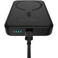 Внешний аккумулятор Baseus Magnetic Mini Air Wireless Fast Charge Power Bank 20W 10000mAh (черный) - Превью изображения №8 — Интернет-магазин ПроЗаказ