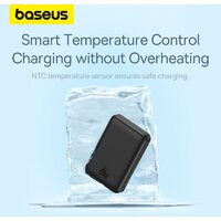 Внешний аккумулятор Baseus Magnetic Mini Air Wireless Fast Charge Power Bank 20W 10000mAh (черный) - Превью изображения №11 — Интернет-магазин ПроЗаказ