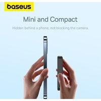 Внешний аккумулятор Baseus Magnetic Mini Air Wireless Fast Charge Power Bank 20W 10000mAh (черный) - Превью изображения №12 — Интернет-магазин ПроЗаказ