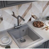 Кухонная мойка Mixline ML-GM14 551908 (графит) - Превью изображения №4 — Интернет-магазин ПроЗаказ
