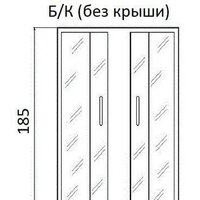Душевой уголок River Morava XL 100/24 MT (без поддона) - Превью изображения №3 — Интернет-магазин ПроЗаказ