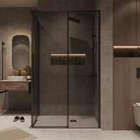 Душевой уголок Grossman Galaxy 90x70x195 300.K33.01.9070.21.10 (черный матовый/тонированное стекло) - Превью изображения №9 — Интернет-магазин ПроЗаказ