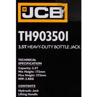 Бутылочный домкрат JCB TH903501 (3.5т) - Превью изображения №6 — Интернет-магазин ПроЗаказ