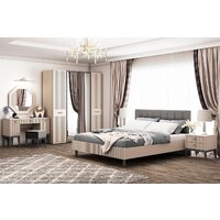 Кровать Ангстрем Хилтон спальня ХТ-800.26 исп.22 (Д2, кашемир серый) - Превью изображения №3 — Интернет-магазин ПроЗаказ