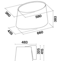 Кухонная вытяжка Falmec Mare E-ion 66 450 м3/ч (черный) - Превью изображения №4 — Интернет-магазин ПроЗаказ
