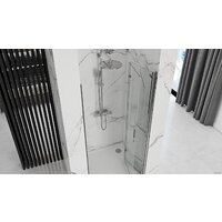 Душевая дверь Rea Molier 80 REA-K6367 (хром/прозрачное стекло) - Превью изображения №3 — Интернет-магазин ПроЗаказ