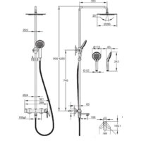 Душевая система  Cersanit Moduo 64088 - Превью изображения №10 — Интернет-магазин ПроЗаказ