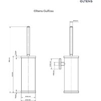 Держатель для ершика Oltens Gulfoss 82100300 - Превью изображения №1 — Интернет-магазин ПроЗаказ