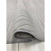 Ковер для жилой комнаты Radjab Carpet Сканди Сизаль Прямоугольник 10949A 13043RK (2x2.9, Grey/Grey) - Превью изображения №4 — Интернет-магазин ПроЗаказ