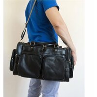 Дорожная сумка Carlo Gattini Classico Bufaloro 4012-01 (черный) - Превью изображения №3 — Интернет-магазин ПроЗаказ