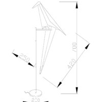 Настольная лампа Moderli Birds V3074-1TL - Превью изображения №3 — Интернет-магазин ПроЗаказ
