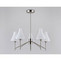 Подвесная люстра Ambrella light LH57123/5 SN/FR (никель/белый матовый) - Превью изображения №4 — Интернет-магазин ПроЗаказ
