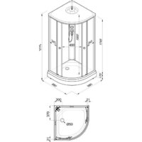 Душевая кабина Triton Нова А 88x88 - Превью изображения №7 — Интернет-магазин ПроЗаказ
