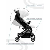 Коляска прогулочная «книга» Amarobaby Voyager (черный) - Превью изображения №3 — Интернет-магазин ПроЗаказ