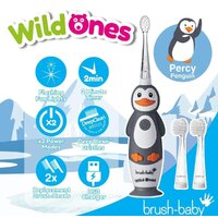 Электрическая зубная щетка Brush-Baby WildOnes Penguin - Превью изображения №3 — Интернет-магазин ПроЗаказ