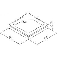Душевой уголок Triton Йота-Блэк 90x90 (черный, с поддоном) - Превью изображения №9 — Интернет-магазин ПроЗаказ