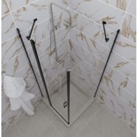 Душевой уголок Triton Йота-Блэк 90x90 (черный, с поддоном) - Превью изображения №5 — Интернет-магазин ПроЗаказ