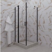 Душевой уголок Triton Йота-Блэк 90x90 (черный, с поддоном) - Превью изображения №3 — Интернет-магазин ПроЗаказ