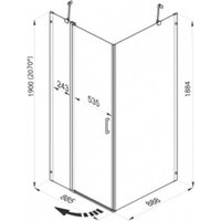 Душевой уголок Triton Йота-Блэк 90x90 (черный, с поддоном) - Превью изображения №6 — Интернет-магазин ПроЗаказ