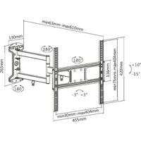 Кронштейн для телевизора Ultramounts UM906 (черный) - Превью изображения №11 — Интернет-магазин ПроЗаказ