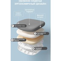 Детское ортопедическое кресло Everprof Kids 104 (темно-серый) - Превью изображения №7 — Интернет-магазин ПроЗаказ