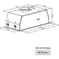 Кухонная вытяжка Kernau KBH 0345 B Glass - Превью изображения №5 — Интернет-магазин ПроЗаказ